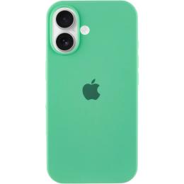 Чохол-накладка EpiK Silicone Case Full Protective (AA) для Apple iPhone 16 (6.1) Spearmint (00000072975_46)