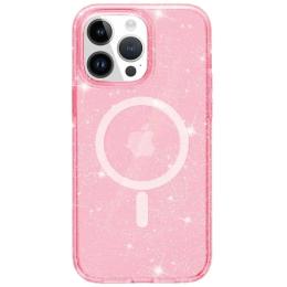 Чохол-накладка EpiK TPU Galaxy Sparkle (MagFit) для Apple iPhone 16 (6.1) Pink (00000073117_4)
