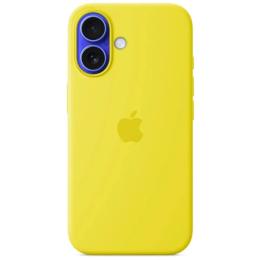 Чохол-накладка EpiK Silicone case (AAA) full with Magsafe and Animation для Apple iPhone 16 Star Fruit (00000074444_8)