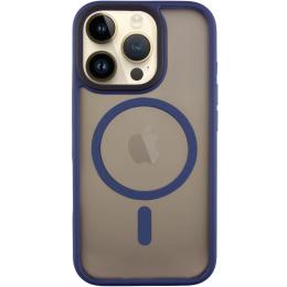 Чохол-накладка EpiK TPU + PC Metal Buttons with MagSafe для Apple iPhone 16 Pro (6.3) Blue (00000073092_2)