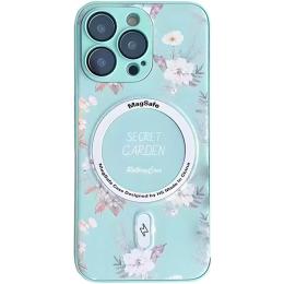 Чохол-накладка EpiK Secret Garden with MagSafe для Apple iPhone 16 Pro (6.3) Mint (00000074299_3)