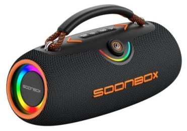 Акустика портативна Soonbox S9702 80W Black Orange (2710000354536)
