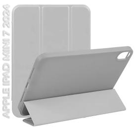 Чохол-книжка для планшета BeCover Tri Fold Soft TPU для Apple iPad Mini 7 2024 Gray (712446)