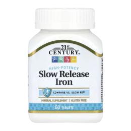 Вітамінно-мінеральний комплекс 21st Century Iron Slow Release - 60 tabs (100-71-1150045-20)
