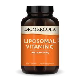 Вітаміни та мінерали Dr. Mercola Liposomal Vitamin C - 180 caps (2023-10-3945)