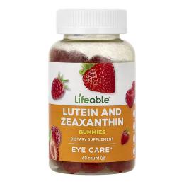 Вітаміни та мінерали Lifeable Lutein and Zeaxanthin Adults - 60 gummies (2023-10-7280)
