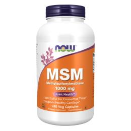 Вітаміни та мінерали Now Foods MSM 1000mg - 240 vcaps (2022-10-2586)