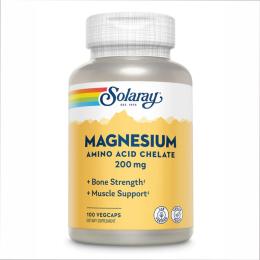 Вітамінно-мінеральний комплекс Solaray Magnesium 200mg - 100 vcaps (2022-10-1026)