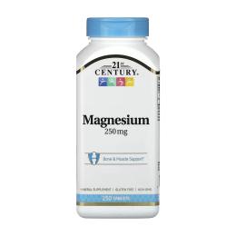 Вітамінно-мінеральний комплекс 21st Century Magnesium 250 mg - 250 tabs (2023-10-7077)