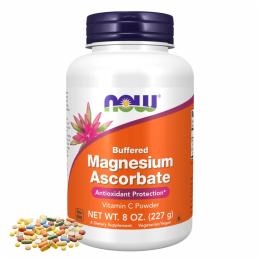 Вітаміни та мінерали Now Foods Magnesium Ascorbate - 227g (2022-10-1434)
