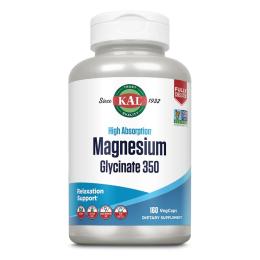 Вітамінно-мінеральний комплекс KAL Magnesium Bisglycinate 350 - 160 veg caps (2022-10-2441)