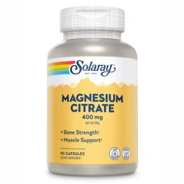 Вітамінно-мінеральний комплекс Solaray Magnesium Citrate 400mg - 90 vcaps (2022-10-1036)