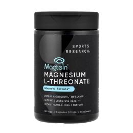 Вітаміни та мінерали Sports Research Magnesium L-Threonate 2000mg - 90 veggie capsules (2023-10-6180)