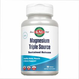Вітамінно-мінеральний комплекс KAL Magnesium Sustained Release Triple Source 500mg - 100 tabs (2022-10-0999)
