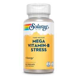 Вітамінно-мінеральний комплекс Solaray Mega Vitamin B-Stress - 60 vcaps (2022-10-1785)