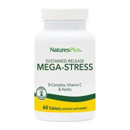 Вітамінно-мінеральний комплекс  Natures Plus Mega-Stress - 60 tabs (2023-10-6844)