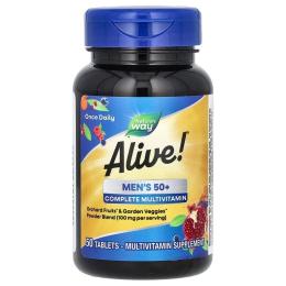 Вітамінно-мінеральний комплекс Natures Plus Mens 50+ Complete Multivitamin - 50 tabs (2022-10-1714)