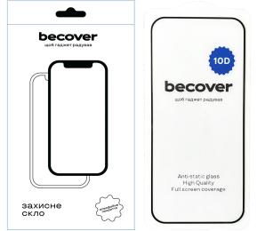 Захисне скло BeCover 10D для Apple iPhone 16 Plus Black (712322)