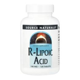Вітаміни та мінерали Source Naturals R-Lipoic Acid 100 mg - 120 tabs (2023-10-7610)