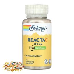 Вітамінно-мінеральний комплекс Solaray Reacta-C 500mg - 60 vcaps (2023-10-6786)