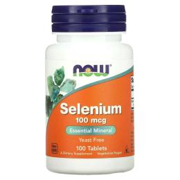 Вітаміни та мінерали Now Foods Selenium 100 mcg - 100 tabs (2022-10-0042)