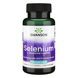 Вітамінно-мінеральний комплекс Swanson Селен, 100 мкг, Selenium, 200 капсул (100-44-4832354-20)