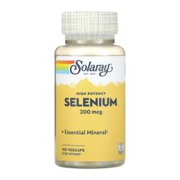 Вітамінно-мінеральний комплекс Solaray Selenium 200mcg - 100 caps (2023-10-3431)