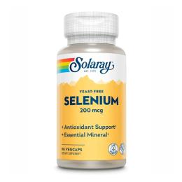 Вітамінно-мінеральний комплекс Solaray Selenium Yeast Free 200mcg - 90 vcaps (2022-10-1031)
