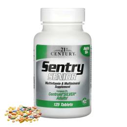 Вітамінно-мінеральний комплекс 21st Century Sentry Senior - 125 tabs (2023-10-7103)