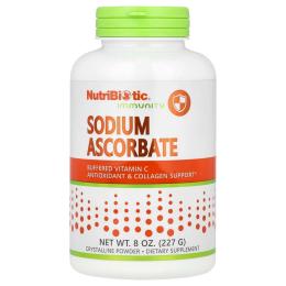Вітаміни та мінерали NutriBiotic Sodium Ascorbate Powder - 227g (2022-10-3005)
