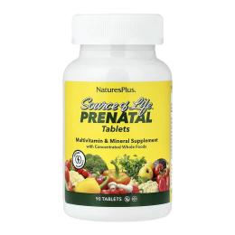 Вітамінно-мінеральний комплекс  Natures Plus Source of Life Prenatal - 90 tabs (2023-10-6834)