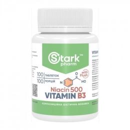 Вітамінно-мінеральний комплекс Stark Niacin Vitamin B3 with Flush 500mg - 100 tabs (2023-10-5822)