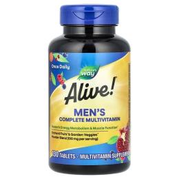 Вітамінно-мінеральний комплекс Natures Plus Mens Complete Multivitamin - 130 tabs (2022-10-1716)