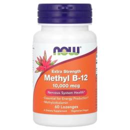 Вітаміни та мінерали Now Foods Methyl B-12 10000mcg - 60 lozenges (100-99-7519639-20)