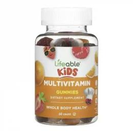 Вітаміни та мінерали Lifeable Multivitamin Kids - 60 gummies (2023-10-7284)