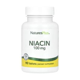Вітамінно-мінеральний комплекс  Natures Plus Niacin 100mg - 90 tabs (2023-10-5219)