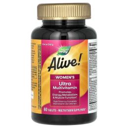 Вітамінно-мінеральний комплекс Natures Plus Once Daily Women Ultra Multivitamin- 60 tabs (2022-10-1057)