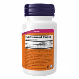 Вітаміни та мінерали Now Foods VIT D-3 5000 IU - 240 sgels (2022-10-0462)