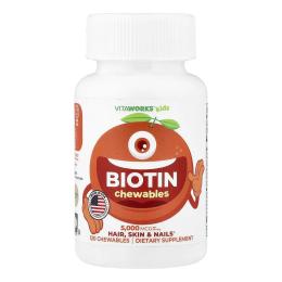 Вітаміни та мінерали Lifeable VitaWorks Kids Biotin - 120 сhewables (2023-10-7243)