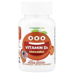 Вітаміни та мінерали Lifeable VitaWorks Kids Vitamin D - 120 chewables (2023-10-7255)