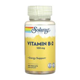 Вітамінно-мінеральний комплекс Solaray Vitamin B-2 100mg - 100 vcaps (2023-10-6422)
