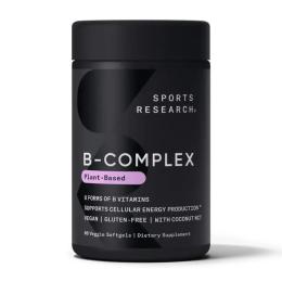 Вітаміни та мінерали Sports Research Vitamin B-Complex - 60 softgels (2023-10-4011)