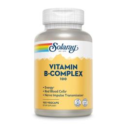 Вітамінно-мінеральний комплекс Solaray Vitamin B-Complex 100 - 100 vcaps (2023-10-2385)