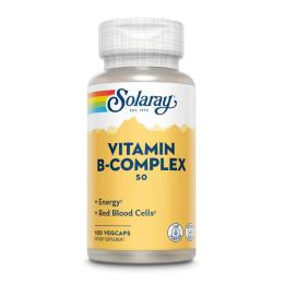 Вітамінно-мінеральний комплекс Solaray Vitamin B-Complex 50 50mg - 100 vcaps (2023-10-2383)
