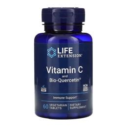 Вітаміни та мінерали Life Extension Vitamin C &amp; Bio-Quercetin Phytosome - 60 vcaps (2023-10-4696)
