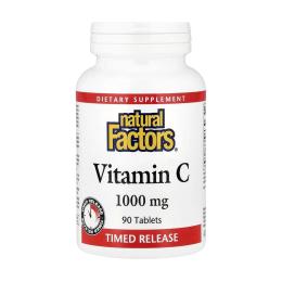 Вітаміни та мінерали Natural Factors Vitamin C 1000mg - 90 tabs (2023-10-6553)