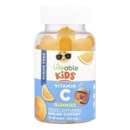 Вітаміни та мінерали Lifeable Vitamin C Kids Sugar Free - 60 gummies (2023-10-7296)