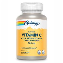 Вітамінно-мінеральний комплекс Solaray Vitamin C with Bioflavonoid Concentrate 500mg - 100 vcaps (2022-10-1024)