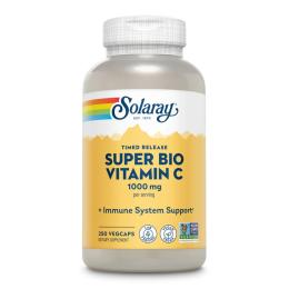 Вітамінно-мінеральний комплекс Solaray Super Bio Vitamin C 1000mg - 250 vcaps (2023-10-2392)