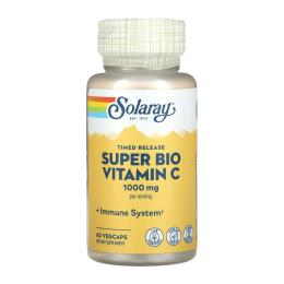 Вітамінно-мінеральний комплекс Solaray Super Bio Vitamin C 1000mg - 60 vcaps (2023-10-3437)